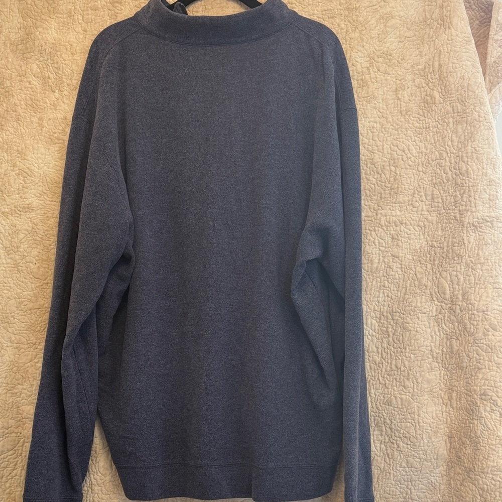 Peter Millar Navy Zip-Up Sweater - Picture 6 of 6